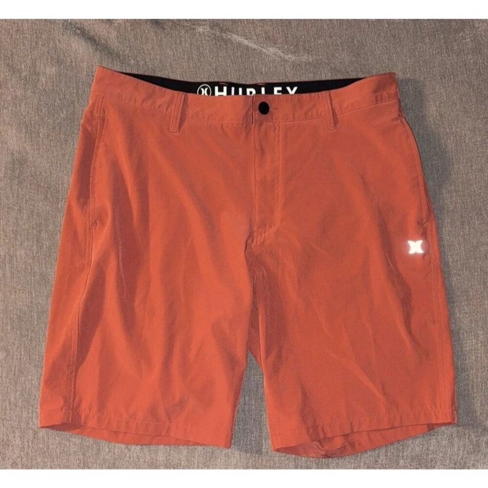 Hurley Men's All Day Hybrid Short Size 36 Orange